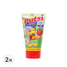 푸치 어린이 불소 치약 딸기향, 50ml, 2개