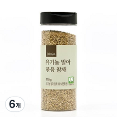 ORGA WHOLE FOODS 白芝麻, 110g, 6罐