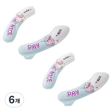 블럭마트 욕실 쿠션있는 사계절 변기시트, TYPE1, 6개