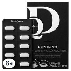 프롬바이오 디어퀸 콜라겐 정제 39g, 60정, 6개