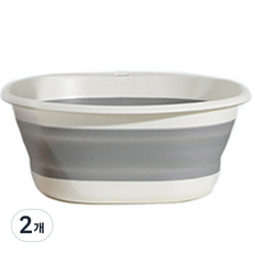 다윗트 휴대용 얼음세수 바구니 M, 혼합색상, 2개