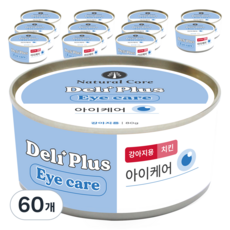 네츄럴코어 강아지 델리플러스 치킨캔, 80g, 60개, 아이케어