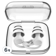 Hawait 隔音睡眠耳塞 白色, 2入, 6個