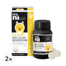 Myni 綜合維他命礦物質錠片, 60顆, 2瓶
