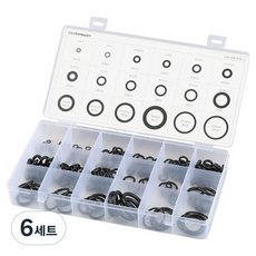 케이디와이 고무 오링 18종 225p 세트 KOR-225, 6세트