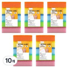 youhouse 彩虹菜瓜布, 5入, 10個