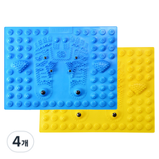 Herbzen 書桌下涼爽磁力足部按摩器 腳底穴位 39 x 29 cm, 4個, 隨機出貨