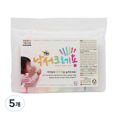 스노우키즈 낙서크레용, 6색, 5개