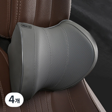 어반카 차량용 메모리폼 넥쿠션, 그레이, 4개