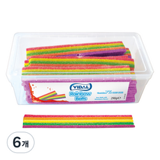 비달 레인보우 벨트 젤리, 290g, 6개