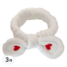 비투윈 예쁜 귀여운 세안밴드 38#, 3개, 혼합색상