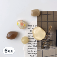 데미무드 옐로우크런치 마그넷 5종 세트, 6세트