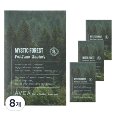 AVCA 衣櫃吊掛香氛片 神秘森林香, 8片, 20g