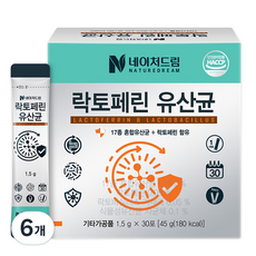 네이처드림 락토페린 유산균 30p, 6개, 45g