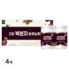 지비엠에스 고창 복분자 발효농축분말, 4개, 60g