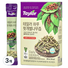 테일러 하루헛개벌나무즙 10p, 200ml, 3개