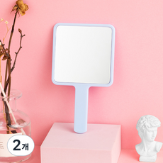 Nalli Sisters 便攜式迷你手拿鏡 9 x 16 x 0.45 cm, 2個, 淺藍色