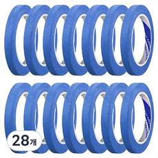 OON 마스킹 테이프 파란색 10mm, 28개