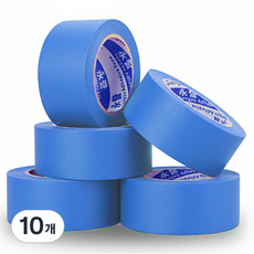 OON 마스킹 테이프 파란색 30mm, 10개