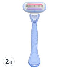 Market Ring 女性用可愛除毛刀 藍色 type2 ONE SIZE, 2個