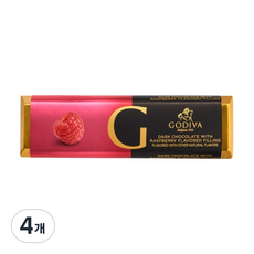 고디바 다크 라즈베리 초콜릿 바, 4개, 45g