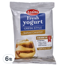 EasiYo 希臘式優格粉 海鹽焦糖口味, 230g, 1包, 6包