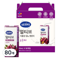 얼티브 당뇨영양식 고구마, 80개, 190ml