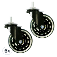 EMPIRE 螺栓旋轉直排輪 D6BM815 100mm, 6個