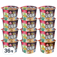 오뚜기 오동통면 큰컵 100g, 36개