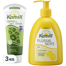 카밀 프레쉬 핸드워시 300ml + 클래식 핸드크림 100ml 세트, 3세트