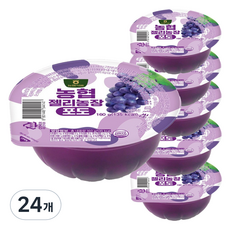 농협식품 젤리농장 포도, 160g, 24개