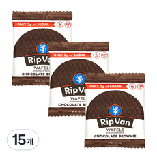 Rip Van 華夫餅 巧克力布朗尼風味, 33g, 15個