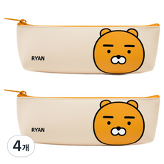 카카오프렌즈 미니삼각필통, 라이언, 4개