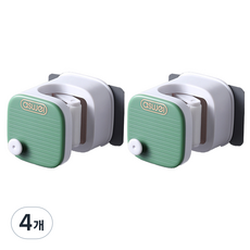 요고모지 청소용품 밀대 홀더, 그린, 4개