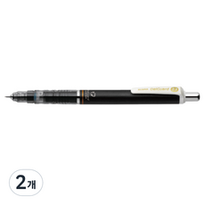ZEBRA 斑馬牌 DelGuard 黑色自動鉛筆, 0.3mm, 2個