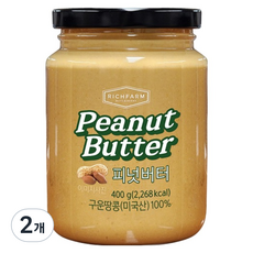 리치팜너트 피넛버터, 2개, 400g