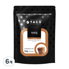타코 자바칩 파우더, 1kg, 1개입, 6개