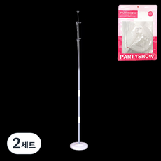 PARTYSHOW 派對氣球支架裝飾杯桿套組 160cm, 單一顏色, 2套