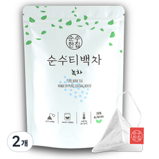 순수한집 녹차 티백, 1g, 10개입, 2개