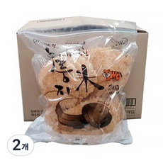 라이스웰 호룽이 백미누룽지, 2kg, 2개