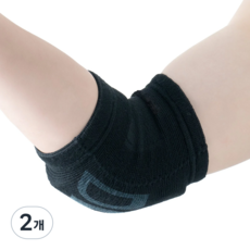 디앤엠 댄스용 8mm 패드 팔꿈치 보호대 SUP-767, 블랙, 2개