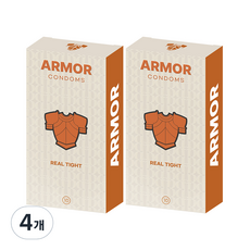 아머 리얼타이트 밀착형 콘돔, 10개입, 4개
