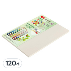 종이문화 뉴씨플레인 얇은 양면색상지 120g No 53 백회, 120개