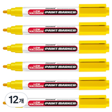 monAmi 低鹵素油漆筆, 12個, 黃色