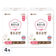 GOODFEEL 好棉衛生棉 蝶翼型, 36入, 4個