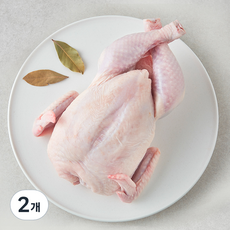 무항생제 인증 1등급 닭백숙용 (냉장), 1050g, 2개