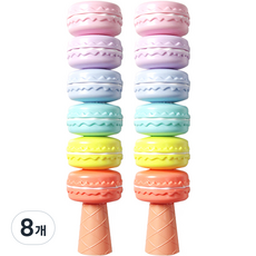 2Youngdesign 6色馬卡龍螢光筆, 混合色, 8個