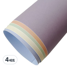 픽딜 다용도 색종이 모란디 A4 210 x 297 mm 5종 x 20p 세트 80g, 4세트, 5색
