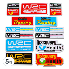 스포츠 패션 차량용 스티커, C09WRC, 5개