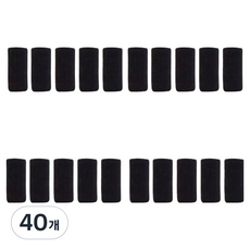 ROUNDPICK 手指保護套 護指套 黑色, 40個